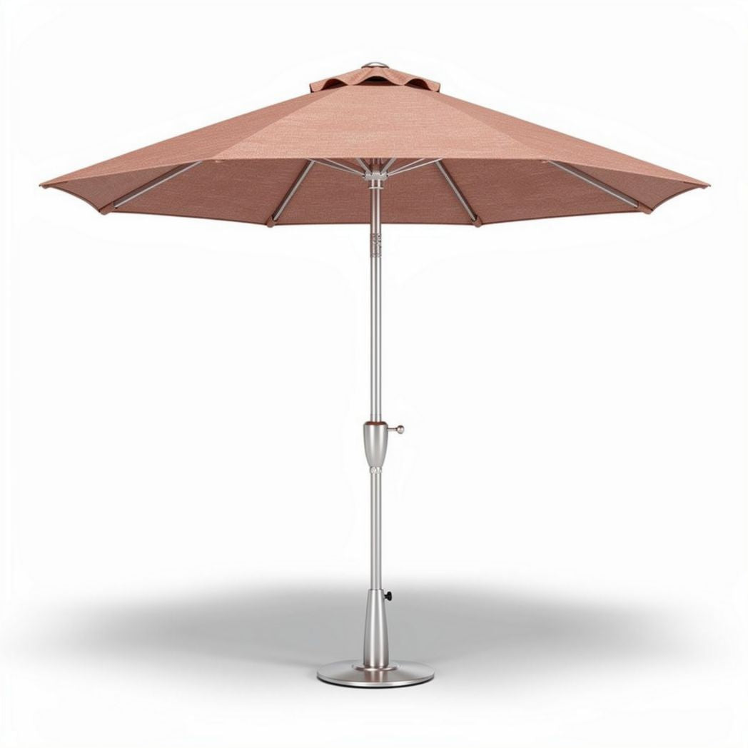 Aluminum patio umbrella for outdoor shade - 280 x 280 x 250cm