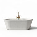 Stone freestanding bathtub with modern design - 170 x 80 x 60cm